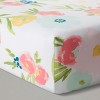 Crib Bedding Set Floral Fields 4pc - Cloud Island™ Pink/Mint - image 4 of 4