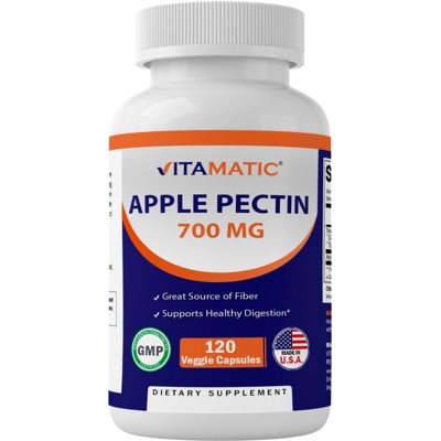 Apple Pectin 700mg 120 Vegetarian Capsules