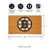 EvergreenNHLBoston Bruins Logo Natural Coir 28 x 16 Inches Indoor Outdoor Doormat - 3 of 4
