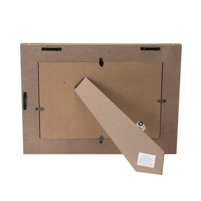 Distressed White Wood 5x7 Double Photo Frame