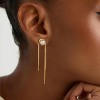 Gold Dangle Earrings for Women Dainty Long Tassel Drop Earrings Trendy, Hypoallergenic - 3 of 4