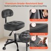 TASALON Modern Cross Legged Office Chair with Wheels - Black - 3 of 4