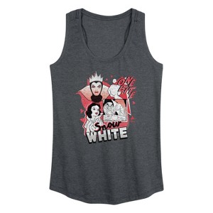 Women's - Disney Princess - Snow White Pop Graphic Racerback Tank - 1 of 4