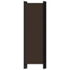 vidaXL 5-Panel Room Divider Brown 98.4"x70.9" - 4 of 4