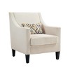 CAVINAS Luxury Chenille Accent Chair,Plush Armchair with High-Resilience Foam for Bedroom,Apartment,Waiting Room - 2 of 4