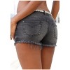 Women's Frayed Hem Shorts - LASCANA - 2 of 4