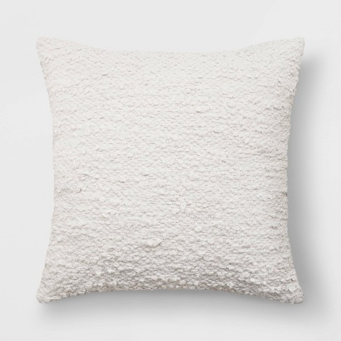 Sahara Taupe Textured Throw Pillow 20x20
