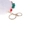 Unique Bargains Christmas Keychain with Double Ring and Lobster Clasp Alloy Plush 1 Pc - 3 of 4