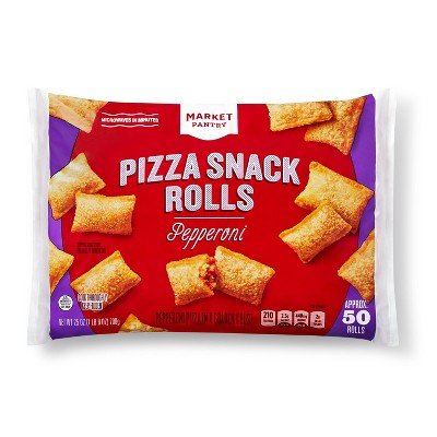 Pepperoni Pizza Frozen Snack Rolls - 25oz/50ct - Market Pantry™