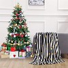 Comfort Flannel Blanket Super Soft Christmas Prints Throw Blanket Christmas Gift. - 2 of 4
