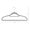 REGALWOVEN Non-Slip Durable Space Saving 360-Degree Swivel Hook Clothes Hangers 20 Pcs - 2 of 4