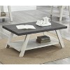 NicBex Modern Rectangle Wood Coffee Table Set of 3 with Open Storage Shelf for Living Room and Bedroom - 3 of 4