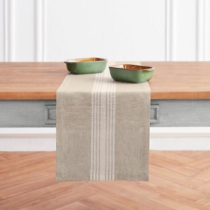 Solino Home Striped Linen Table Runner | Farmhouse - 1 of 4