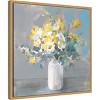 Amanti Art Touch of Spring I White Vase by Danhui Nai Canvas Wall Art Print Framed 22 x 22-in. - 3 of 4