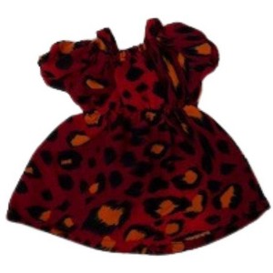 Doll Clothes Superstore Maroon Dress Fits 14 Inch Baby Alive And Little Baby Dolls - 1 of 4