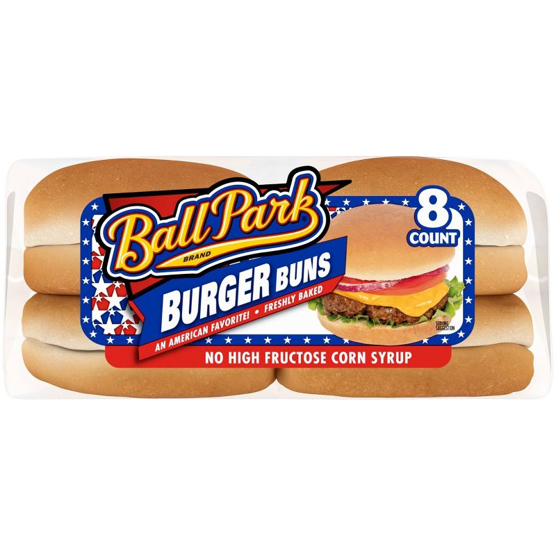 Ball Park Hamburger Buns - 15oz/8ct, 5 of 13