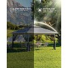 Jojoka 12x12 Pop Up Gazebo with Mosquito Netting,Outdoor Gazebo with 4 Sandbags & Wheeled Bag for Backyard - 3 of 4