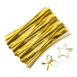 Unique Bargains Reusable Plastic Coated Metallic Durable Twist Ties 800 Pcs - 1 of 4