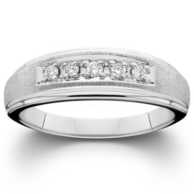 Pompeii3 1/6ct Diamond Ring 14K White Gold