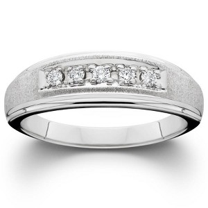 Pompeii3 1/6ct Diamond Ring 14K White Gold - 1 of 4