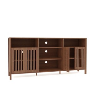 TV Stand for Living Room - Up to 70 Inch TVs, Mid Century Modern Entertainment Center, Media Console Table with Storage for Living Room,Bedroom - 1 of 4