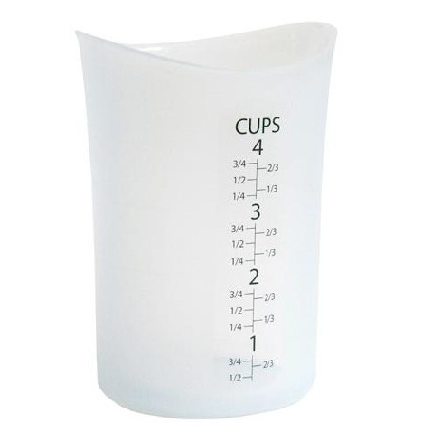 Isi Basics Silicone Flexible Clear Measuring Cup, 4 Cup : Target
