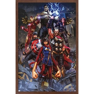 Trends International Marvel's Avengers - Unite Framed Wall Poster Prints - 1 of 4