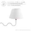 Modway Sunlit 2-Light Pendant Light – Squiggle Arm Fixture in Natural and White, Mid-Century Modern Accent - 3 of 4