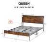 NicBex Bed Frame with Charging Station and Metal Slats Support for Adults - 2 of 4