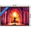 Trends International PD Moreno - Fine Art - Yoga Morning Sun Framed Wall Poster Prints - 3 of 4