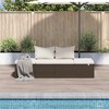 Lounge Bed Black PE Rattan 76.8 x 23.6 in Multi-Position BackrestvidaXL - 3 of 4