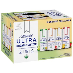 Michelob Ultra Organic Hard Seltzer First Edition Variety Pack - 12pk/12 fl oz Sliim Cans - 1 of 4