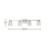 Artcraft Lighting Dalton 4 - Light Vanity in  Chrome - 4 of 4