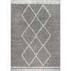 Mercer Shag Plush Tassel Moroccan Geometric Trellis Area Rug - JONATHAN Y - image 2 of 4