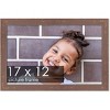 PosterPalooza | Shabby Chic Brown Picture Frame - UV Acrylic, Backing Board, Hanging Hardware Included - 2 of 4