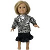 Doll Clothes Superstore Striking Handmade Outfit with Silver Accents for 18" Girl Dolls - 2 of 4
