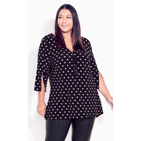 Avenue Studio  Women's Plus Size Longline Blouse - Teal - 26w/28w : Target