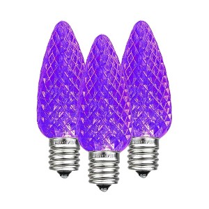 Novelty Lights C9 LED Faceted Christmas Replacement Bulbs Dimmable - 1 of 4