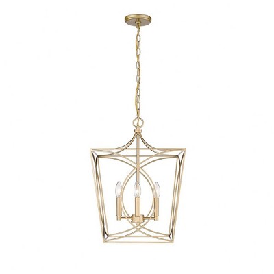 Millennium Lighting Tracy 4 - Light Pendant in  Painted Modern Gold