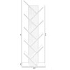 Basicwise Wooden 9-Shelf Tree Magazine CD Storage Bookcase - 4 of 4