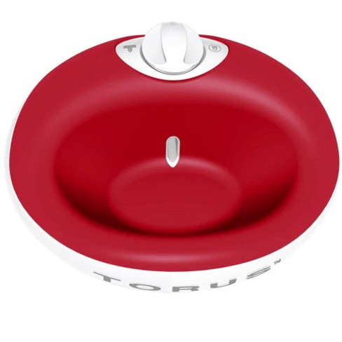 Torus Water Dog Bowl - Red - 2 Liter