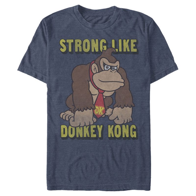 Men's Nintendo Strong Like Donkey Kong T-Shirt, 1 of 4