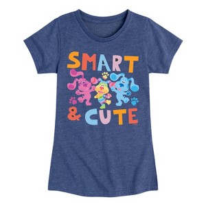 Girls' - Blue's Clues & You! - Smart & Cute Fitted Short Sleeve Graphic T-Shirt - 1 of 3