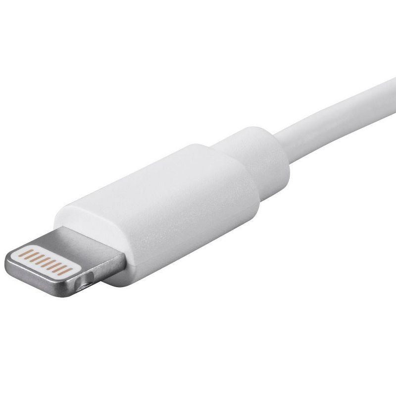 Monoprice Lightning to USB Charge & Sync Cable - 3 Feet - White | Apple MFi Certified for iPhone X, 8, 8 Plus, 7, 7 Plus, 6, 6 Plus, 5S , iPad Pro, 3 of 7