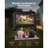 VEVOR 15FT Inflatable Movie Screen, Inflatable Projector Screen with Portable Storage Bag, 16:9 Easy Set Up Movie Projection, Black - 3 of 4