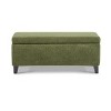 FURNIinspire Ottomans And Benches Storage Ottoman End of Bed Bench Living Room Large Ottoman with Flip-Top Lid, Green, 39"*19.25"*16.5" - 4 of 4