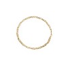 Haus of Brilliance 10K Yellow Gold over Silver 1.0 Cttw Diamond Cluster X Link Tennis Link Bracelet - 3 of 4