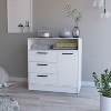 NicBex 4-Drawer Dresser or TV Stand Multi-Functional Storage Unit with Open Shelf, Holds 47" TV or Clothes Organizer, Space-Saving for Bedroom - 2 of 4