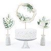 Big Dot of Happiness Boho Botanical - Greenery Party Centerpiece Sticks - Table Toppers - Set of 15 - 3 of 4
