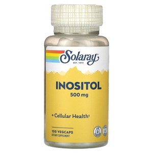 Solaray Inostitol, 500 mg, 100 VegCaps - 1 of 4